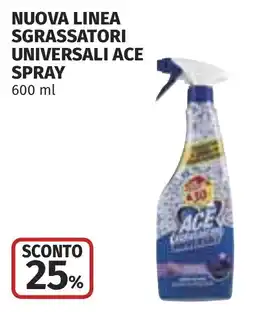Coop Nuova linea sgrassatori universali ace spray offerta