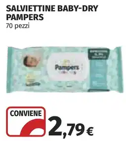 Coop Salviettine baby-dry PAMPERS offerta
