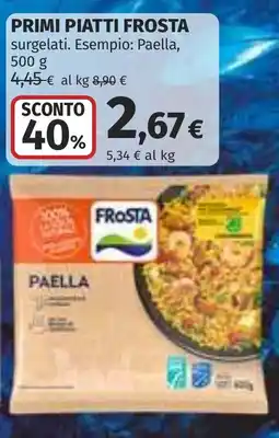Coop Primi piatti FROSTA offerta