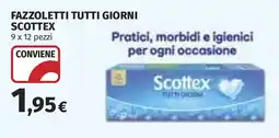 Coop Fazzoletti tutti giorni SCOTTEX offerta