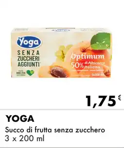 Iper Tosano YOGA Succo di frutta senza zucchero offerta