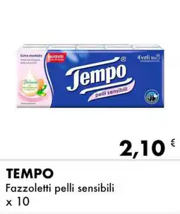 Iper Tosano TEMPO Fazzoletti pelli sensibili x 10 offerta