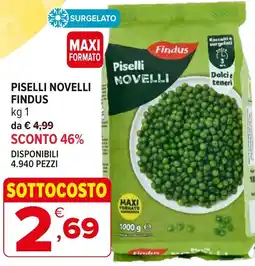Iperal Piselli novelli FINDUS offerta
