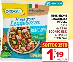 Iperal Minestrone leggerezza OROGEL offerta