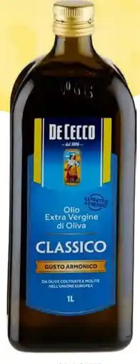 Iperal Olio extra vergine di oliva DE CECCO offerta