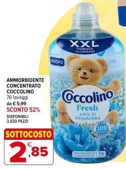 Iperal Ammorbidente concentrato COCCOLINO offerta