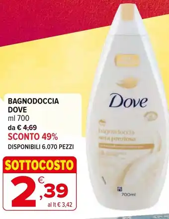 Iperal Bagnodoccia DOVE offerta