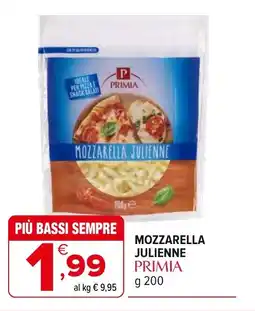 Iperal Mozzarella julienne PRIMIA offerta