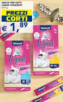 Esselunga Snack per gatti liquid VITAKRAFT offerta