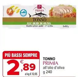 Iperal Tonno PRIMIA offerta