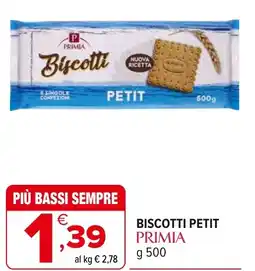 Iperal Biscotti petit PRIMIA offerta