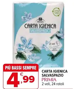 Iperal Carta igienica salvaspazio PRIMIA offerta
