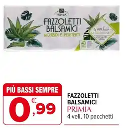 Iperal Fazzoletti balsamici PRIMIA offerta