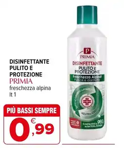 Iperal Disinfettante pulito e protezione PRIMIA offerta