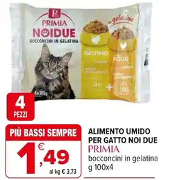 Iperal Alimento umido per gatto noi due PRIMIA offerta