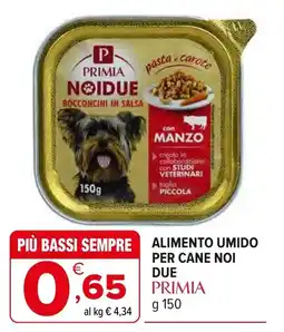 Iperal Alimento umido per cane noi due PRIMIA offerta