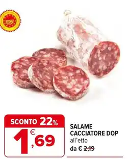 Iperal Salame cacciatore DOP offerta