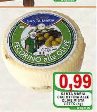 Top Supermercati Caciotta offerta