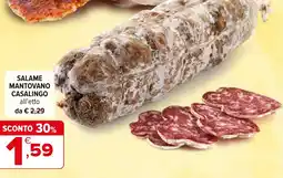 Iperal Salame mantovano casalingo offerta