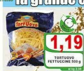 Top Supermercati Pasta all'uovo offerta