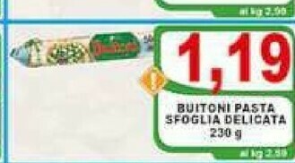 Top Supermercati Pasta sfoglia offerta