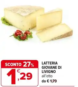 Iperal Latteria giovane di livigno offerta