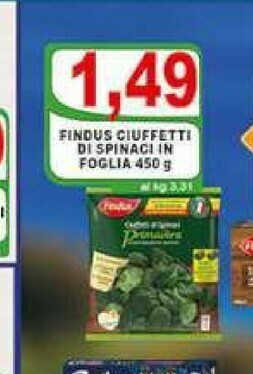 Top Supermercati Spinaci offerta