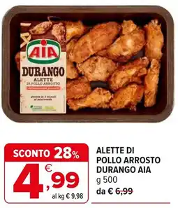 Iperal Alette di pollo arrosto durango AIA offerta