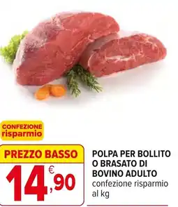 Iperal Polpa per bollito o brasato di bovino adulto offerta