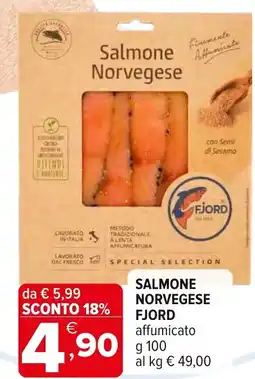 Iperal Salmone norvegese FJORD offerta