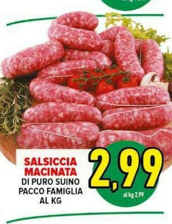 Iper Triscount Salsicce offerta