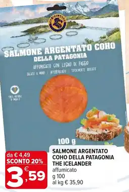 Iperal Salmone argentato coho della patagonia THE ICELANDER offerta