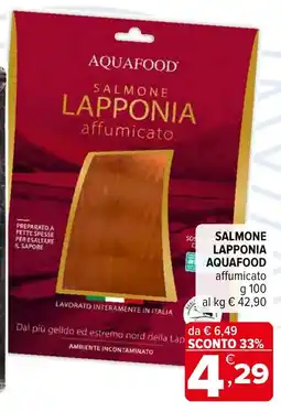 Iperal Salmone lapponia AQUAFOOD offerta