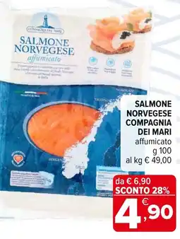 Iperal Salmone norvegese compagnia DEI MARI offerta