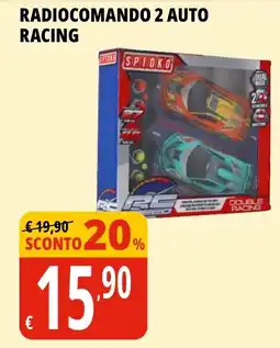 Tigros Radiocomando 2 auto racing offerta