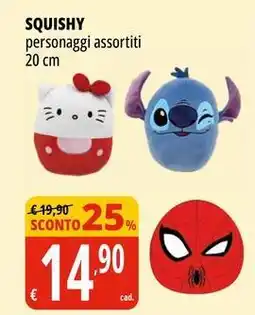 Tigros SQUISHY personaggi 20 cm offerta
