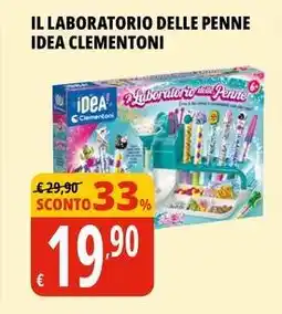 Tigros Il laboratorio delle penne idea CLEMENTONI offerta