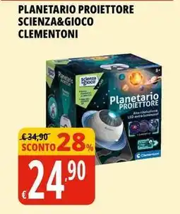 Tigros Planetario proiettore scienza&gioco CLEMENTONI offerta
