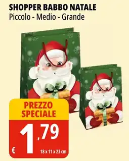 Tigros Shopper babbo natale offerta