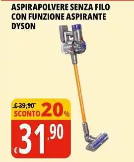 Aspirapolvere senza filo con funzione aspirante DYSON
