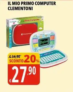 Tigros Il mio primo computer CLEMENTONI offerta