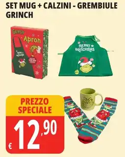 Tigros Set mug + calzini - grembiule grinch offerta