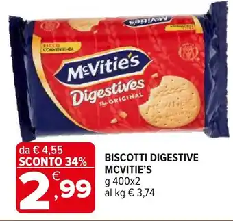 Iperal Biscotti digestive MCVITIE'S offerta