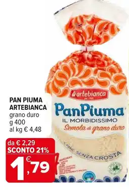 Iperal Pan piuma ARTEBIANCA offerta