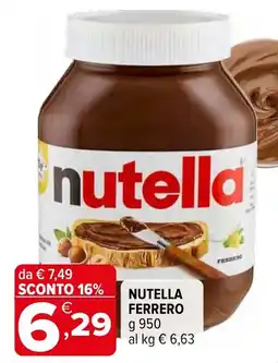 Iperal Nutella FERRERO offerta