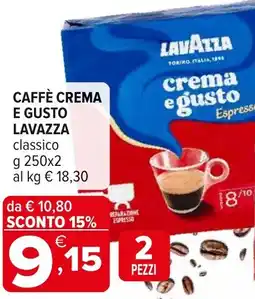 Iperal Caffè crema e gusto LAVAZZA offerta
