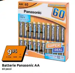 Action Batterie Panasonic AA offerta