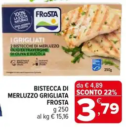 Iperal Bistecca di merluzzo grigliata FROSTA offerta