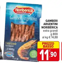 Iperal Gamberi argentini NORIBÉRICA offerta