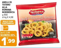 Iperal Anelli di totano alla romana NORIBÉRICA offerta